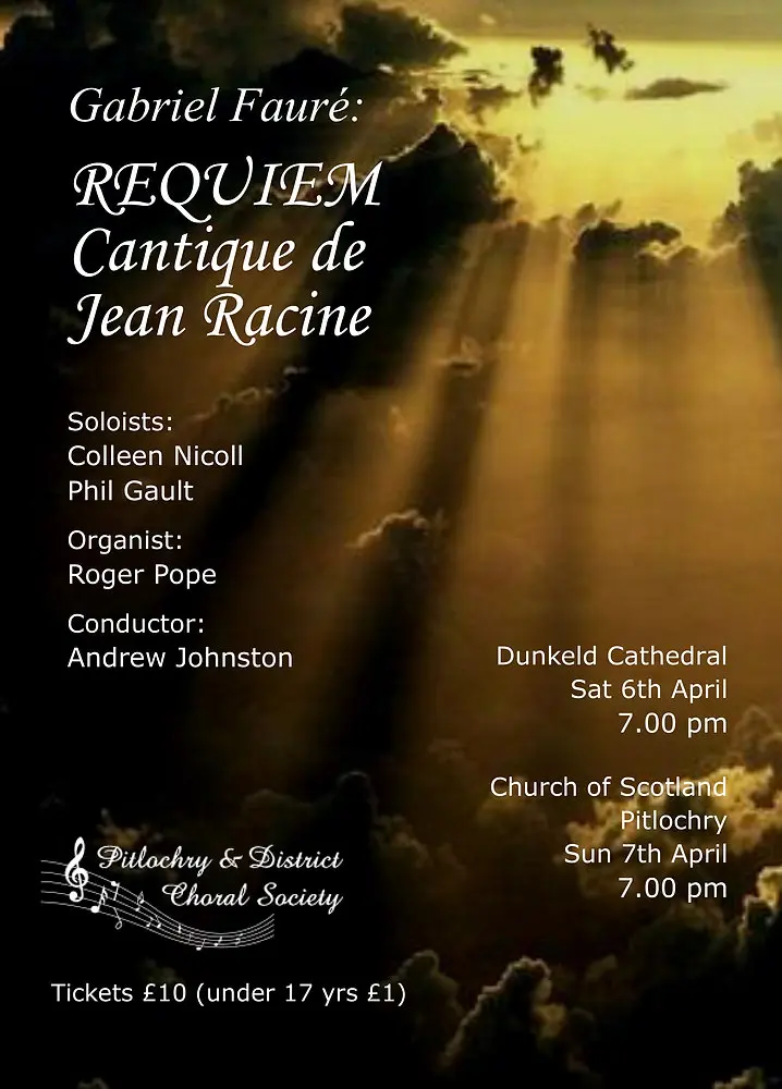Pitlochry Choral Society Concert in aid of Corbenic