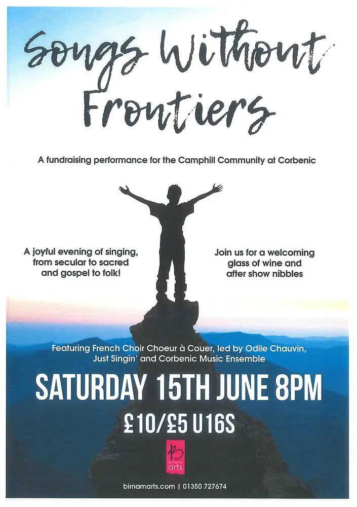 Fundraising Concert at the Birnam Institute in Aid of Corbenic!