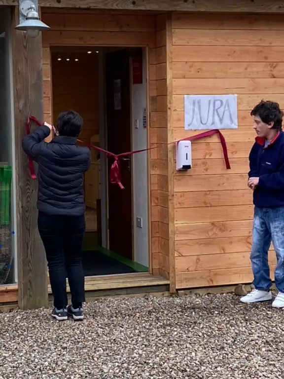 Jura day service building grand opening