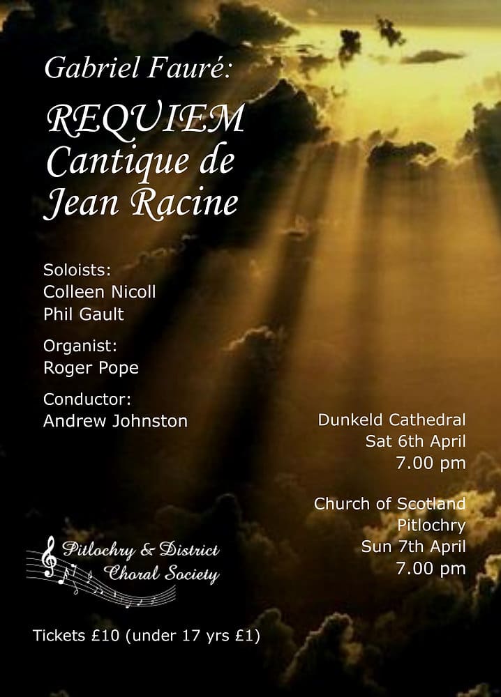 Pitlochry Choral Society Concert in aid of Corbenic